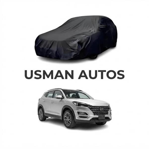 Hyundai Tucson Car Top Cover Weatherproof Heavy Duty Silver Grey