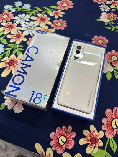 Tecno cammon 18T 10/10 condition dual sim pta approved