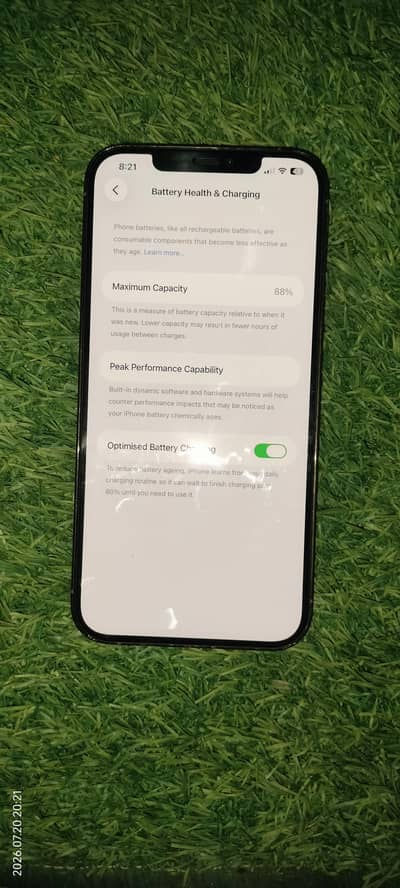 iphone 12 pro max 128gb 88 health with Box