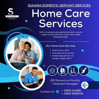 House maids, Maid, Baby Sitter, Chef, Home Cook, Patient Care, Driver