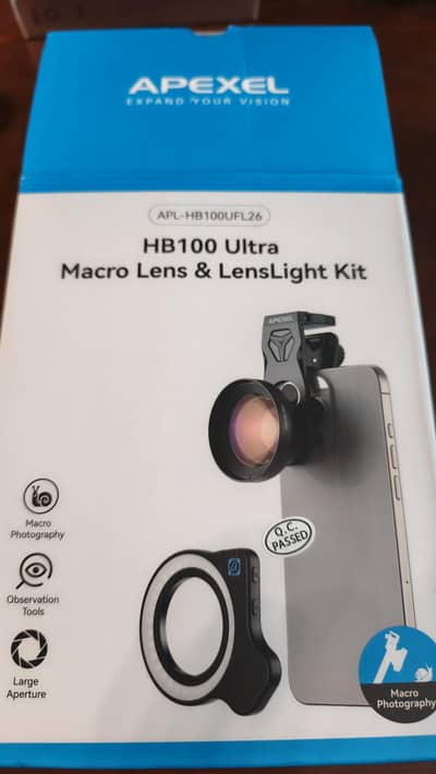 Apexel HB100 Ultra Macro Photography Lens