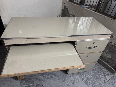 Work table with chair