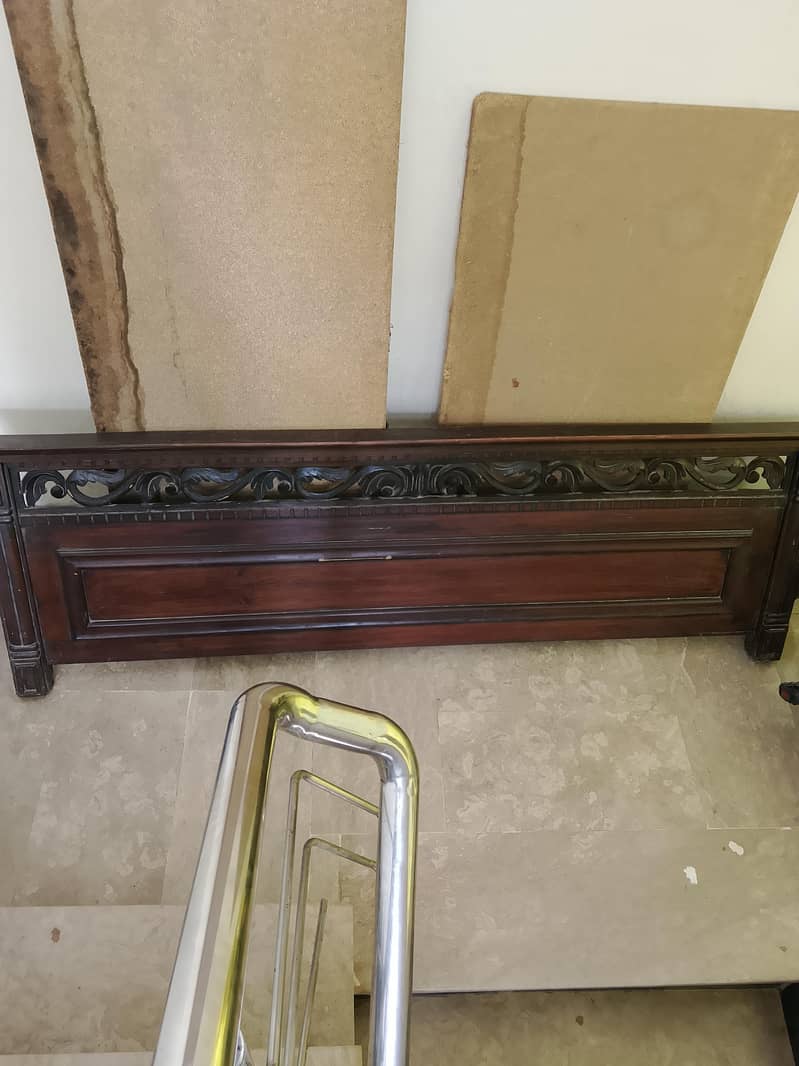 solid double bed 1