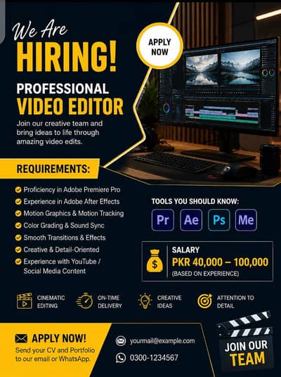 video editor /motoin designer /motion editor