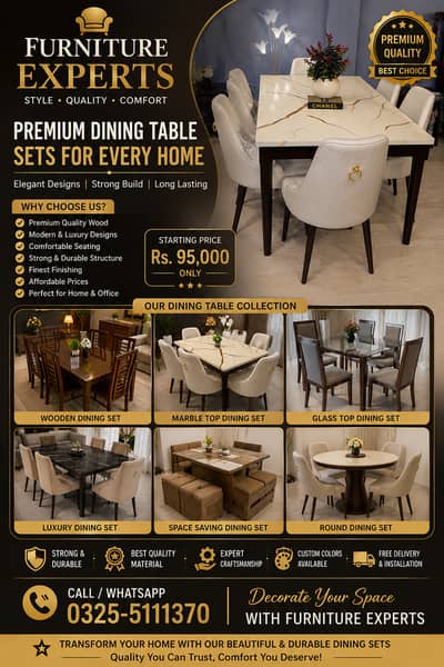 six seater dining table/UV top table/restaurant furniture/cafe chair