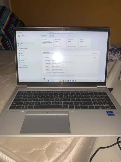 HP Elite Book 850 G 11th Generation I5 16 Gb Ram 256 SSD Touch Screen