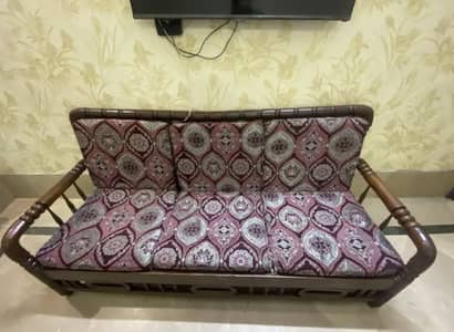 Pure wooden sofa
