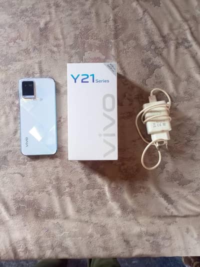 Vivo Y21A 4/64 All OK MOBILE WITH BOX AND ORIGINAL .