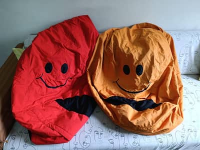 2 large size bean bag without filling