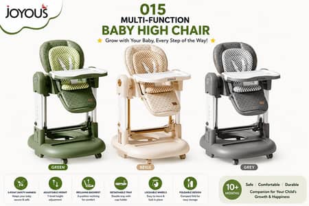3 in 1 Luxury Multifunctional Baby High Chair