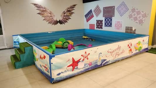 kids boats and Fibre pool for children's