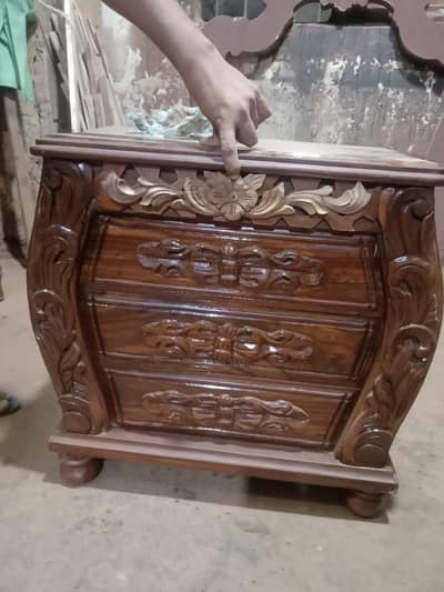 wooden side tables