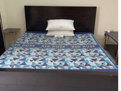 king sized Double bed and mattress for sale