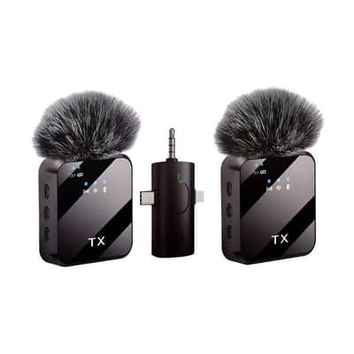 F11-2 (3 In 1) Noise Cancelling Wireless Dual Microphone