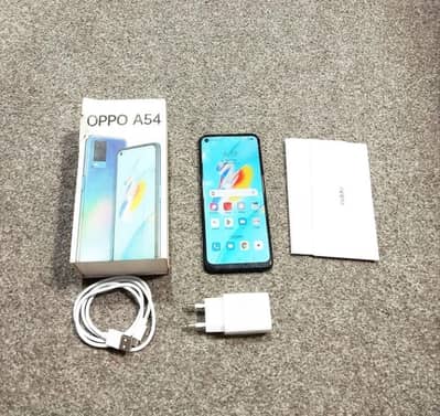 oppo A54 4/128 GB official PTA Complete Box