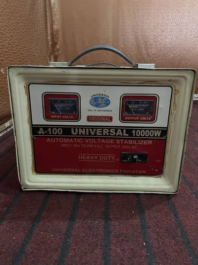 Universal A-100 Automatic Voltage Stabilizer 10000W (Heavy Duty)