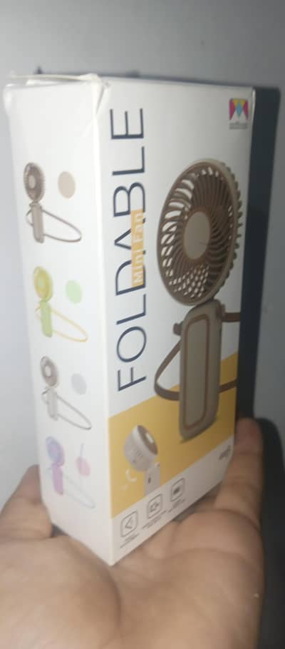 Mini Portable Foldable Neck Fan – Rechargeable & Silent
