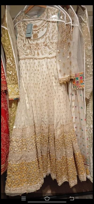 Maryam and maria popular fancy nikah dress 3 piece,tagged