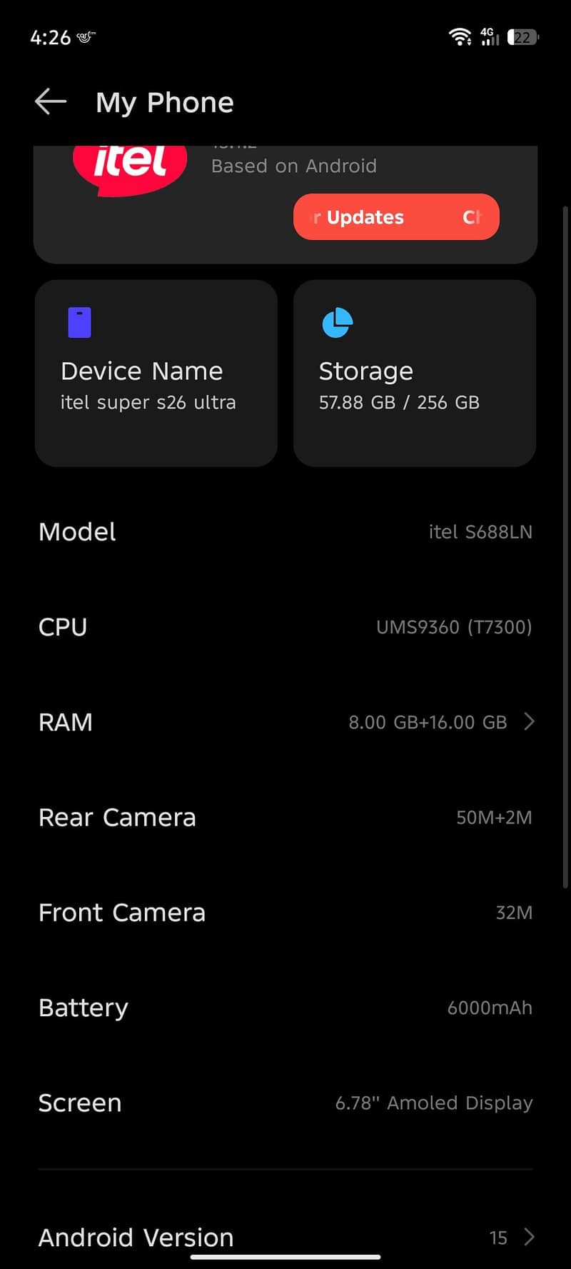 Itel Other Model 4