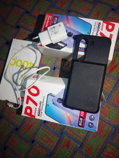 Itel P70 all ok 10by10 pece all ok self 100% argent sail