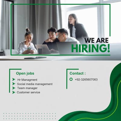  Urgent Hiring | HR, Social Media & Office Staff | Apply Now