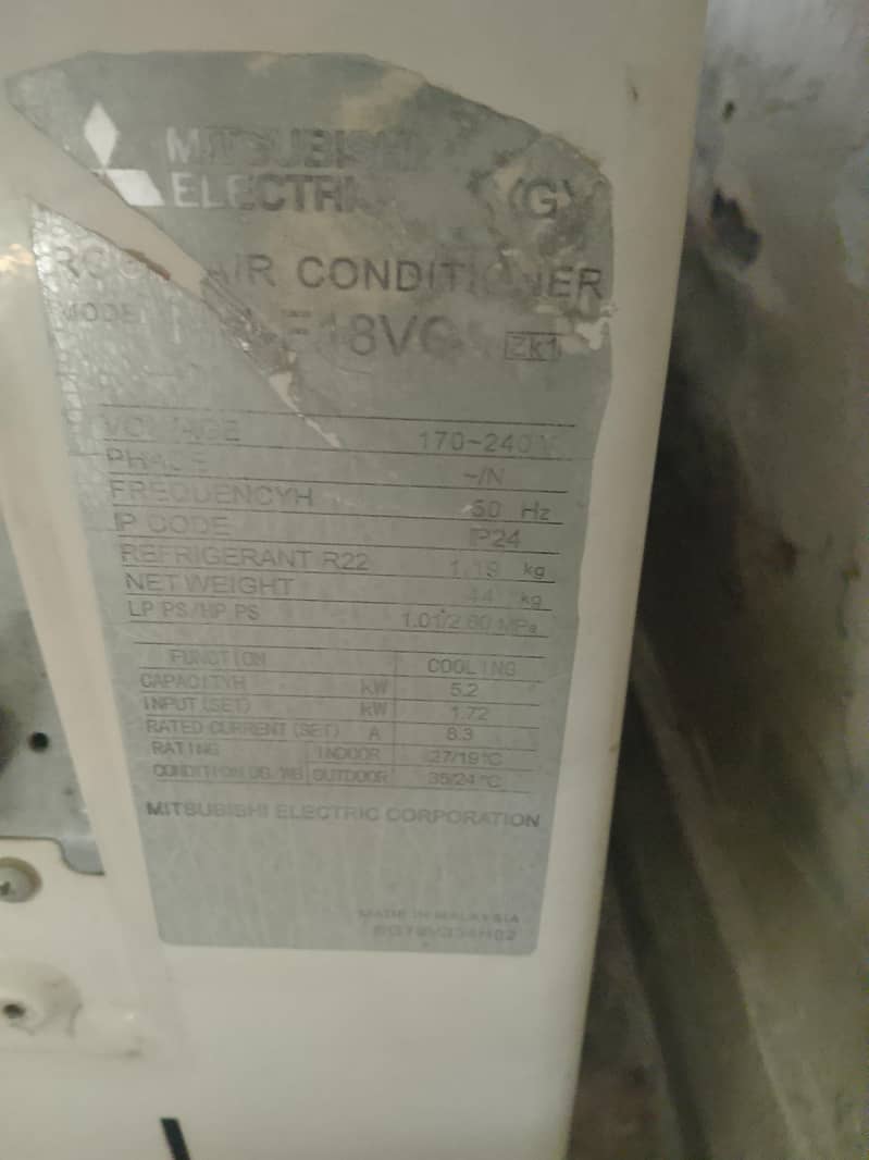 misturbishi split AC 2