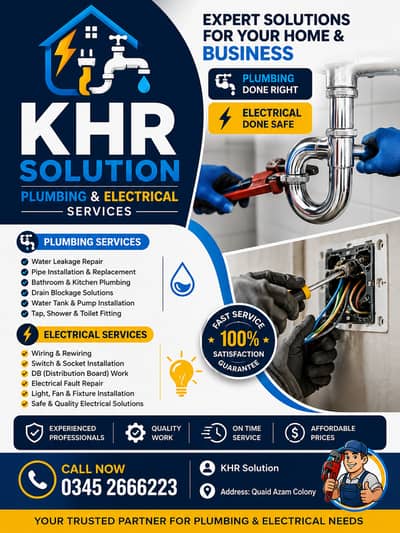 KHR Solution Expert plumbing and electric services