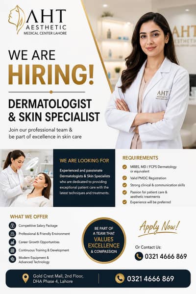 URGENT HIRING FEMALE  DOCTOR