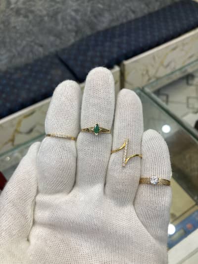 Minimal gold rings