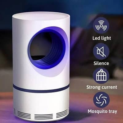 360° UV Light Electric Mosquito Killer Lamp – USB Rechargeable Bug Zap