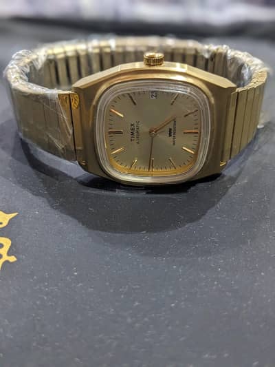 Timex Automatic 1983 E Line Reissue(Golden)