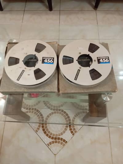 Vintage Ampex 456 "Grand Master" 1/4" Reel-to-Reel Mastering Tapes