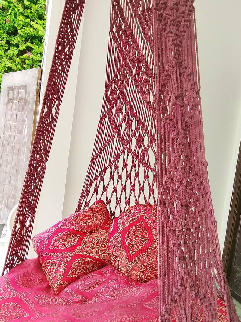 Macrame Swing Double Seater 0