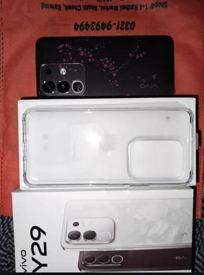 Vivo Y29 16 256 all okay with original box and orignal charger