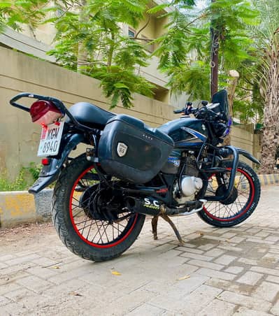 Suzuki GS 150 2013 Karachi no First owner Fully loaded accessories
