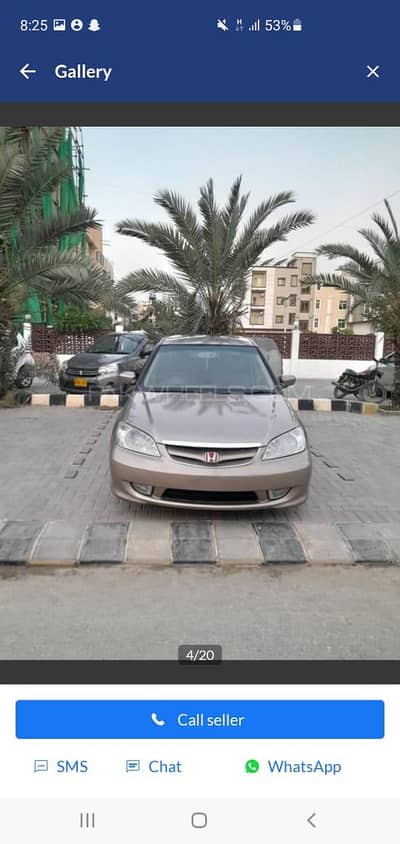 Honda Civic Prosmetic 2004