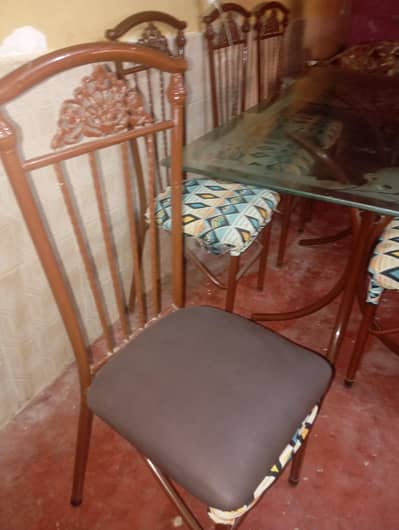 Dining table and chairs