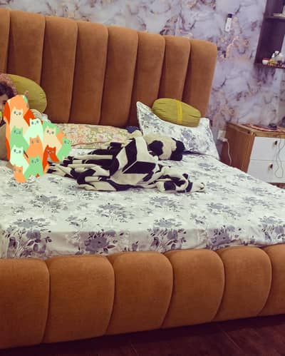 bubble king size double bed set