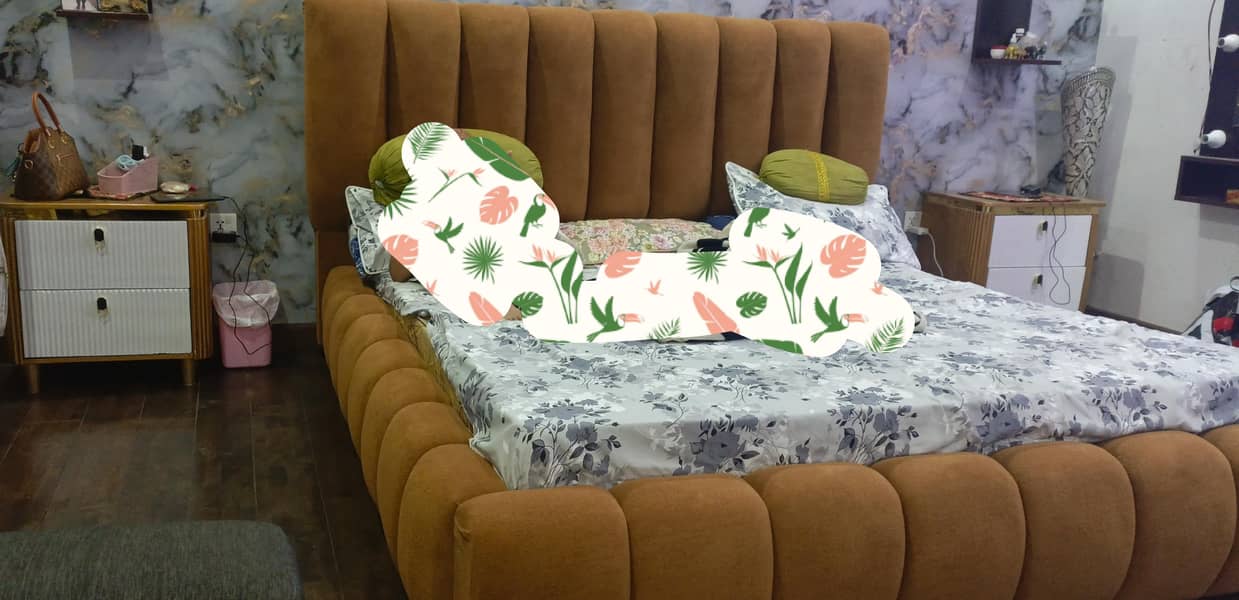 bubble king size double bed set 3