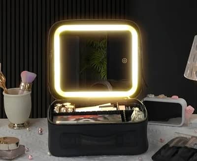 Makeup organizer travel cosmetics bag
