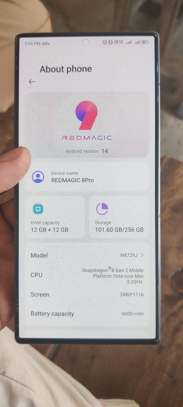 Red magic 8 pro 0