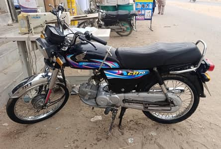 Honda cd 70 2024 black color