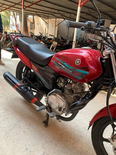 Yamaha YB 125Z-DX (Red) – Lush Condition, Scratchless,Fully Maintain,