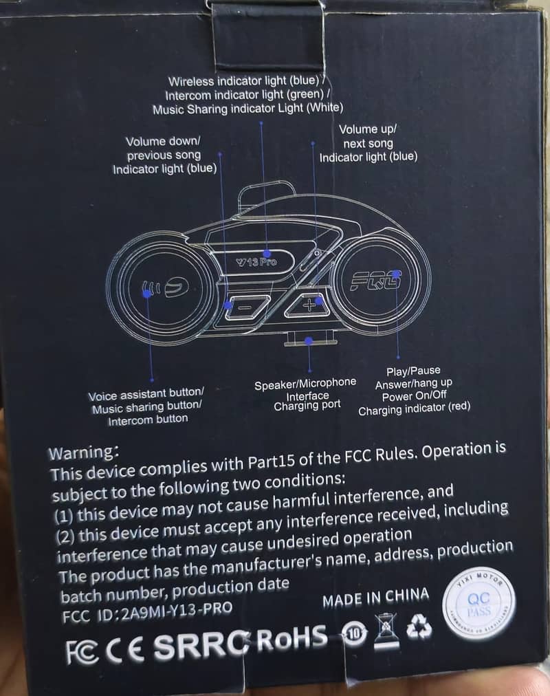 V13 intercom bluetooth 1