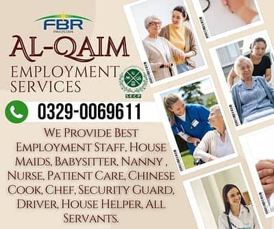 Maids / House Maids / cook / House chef / Baby Sitter maid available