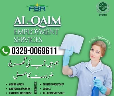 Maids / House Maids / cook / House chef / Baby Sitter maid available