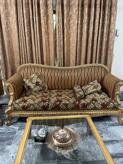 Chinioti Style Sofa Set with Tables