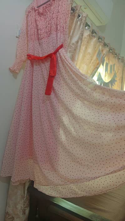 polka dot frocks /maxi