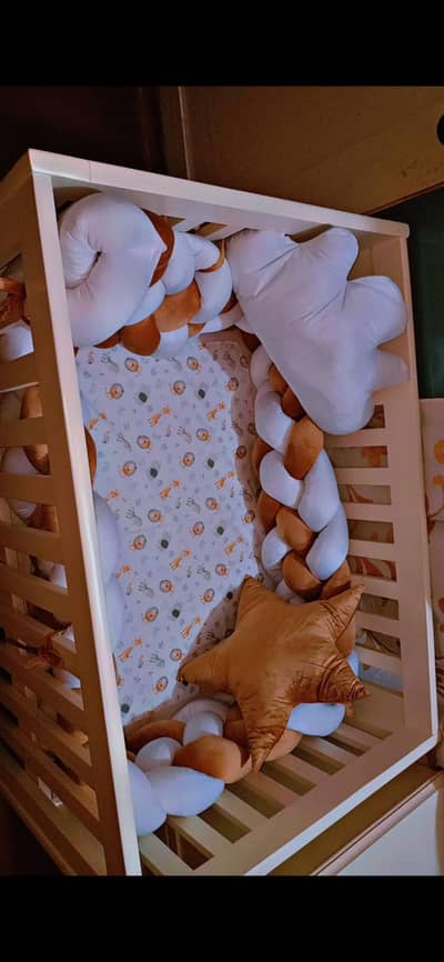 Baby crib and changing table