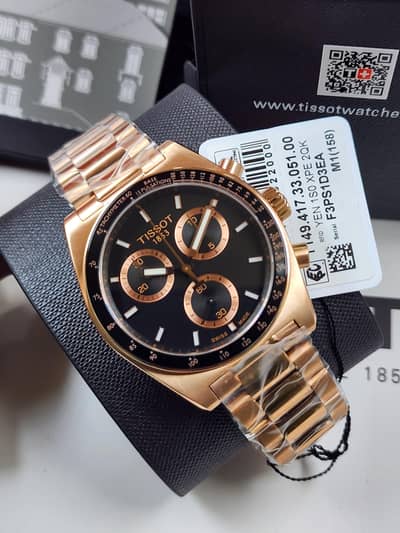 Tissot Men's chronograph new models. Brand new, original swiss made